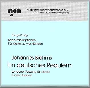 J. Brahms Requiem CD-Cover
